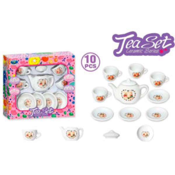 249447 Набір посуду 858-D3  чайний сервіз на 4 персони, фарфор, 10пр, в кор-ці, 18-16,5-4см