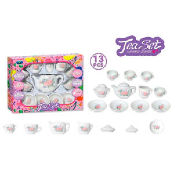 249448 Набір посуду 858-E1 чайний сервіз на 4 персони, фарфор, 13пр, в кор-ці, 23-18-4,5см