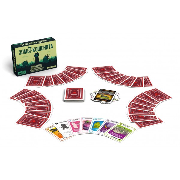 226008 Вибухові кошенята: Зомбі кошенята - Настільна гра
