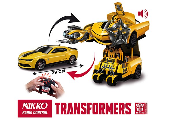 200103 Машинка-трансформер іграшкова на р/к "Bumblebee Transformer"