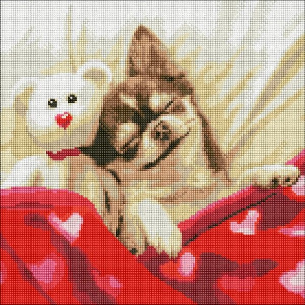 245991 Набір з алмазною мозаїкою "Спляча красуня" 40х40см