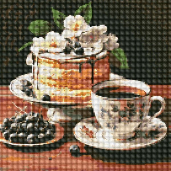 245992 Набір з алмазною мозаїкою "Фруктова солодкість" 40х40см