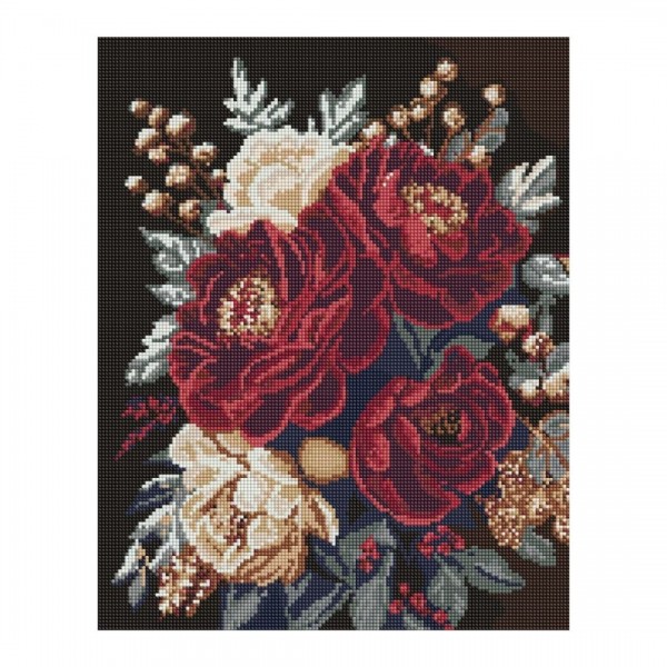 246000 Набір з алмазною мозаїкою "Квітковий спокій" 40х50см