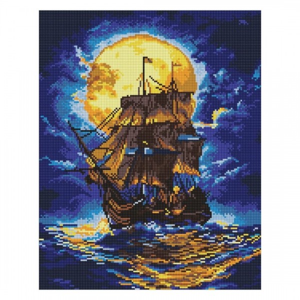 246004 Набір з алмазною мозаїкою "Там, де небо зустрічає море" 40х50см