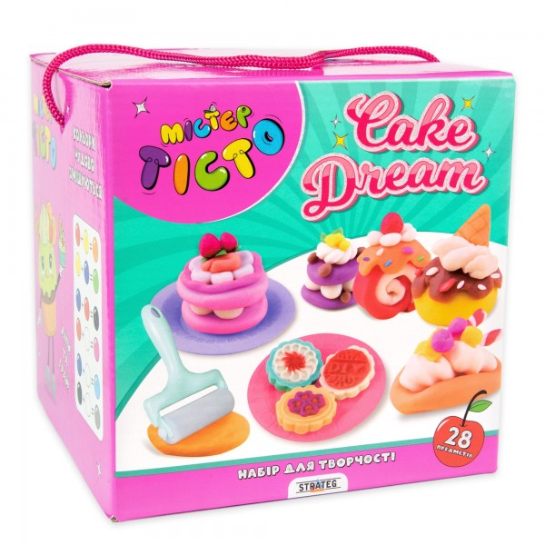 219915 Набір для творчості Містер тісто Cake Dream Strateg українською мовою (41014)