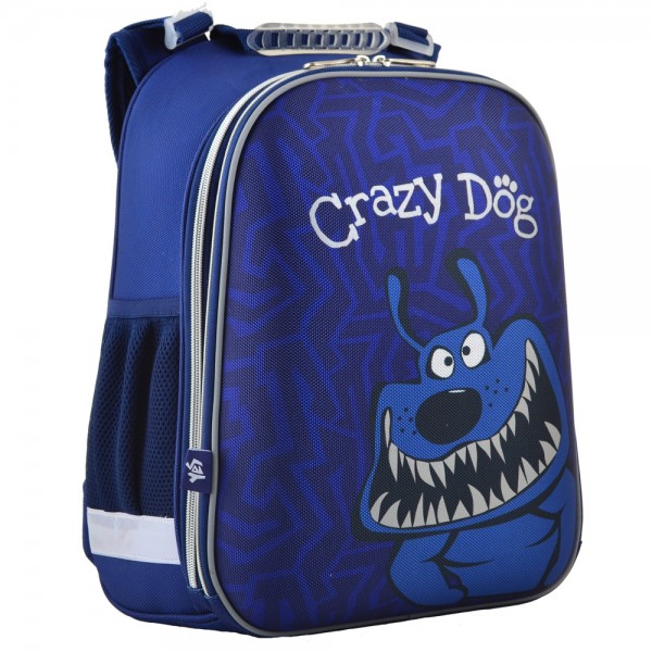 52788 Рюкзак шкільний каркасний YES H-12-2 Crazy dog, 38*29*15