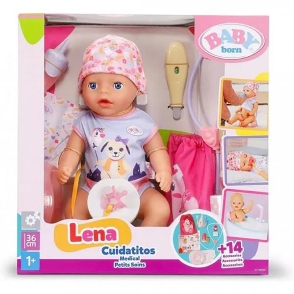 259183 Лялька BABY BORN – ЛЕНА У ЛІКАРЯ (36 см, з аксес.)