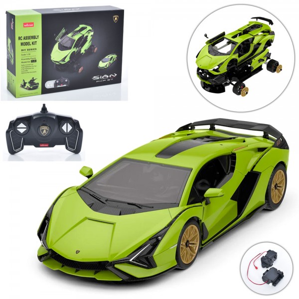 170346 Машина 97400 Lamborghini, радіокер., 2,4G, 1:18, збірна модель, бат., кор., 43-28-8 см.