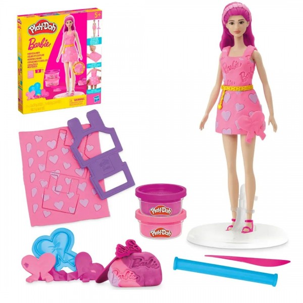 247619 PD Набір для творчості з масою для ліплення "Barbie. Серця та волосся"