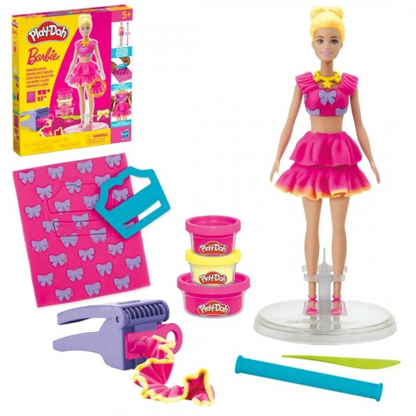 247621 PD Набір для творчості з масою для ліплення "Barbie. Рюші та банти"