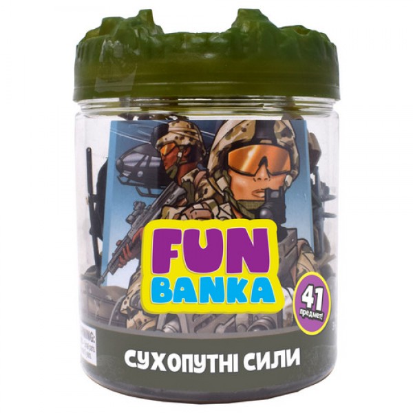 150320 Ігровий міні-набір FUN BANKA – СУХОПУТНІ СИЛИ