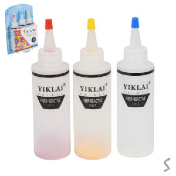 256007 Фарби акрилові "Tie-Dye" (рожевий, жовтий, блакитний) 3*15г для тканини WW01644ST