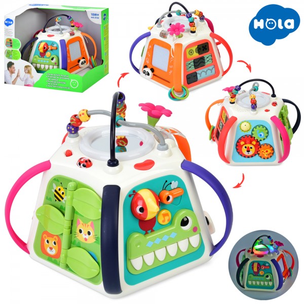 243511 Гра 3153 навчальна, дошка д/малюв, лабіринт, рухливі деталі,  муз, світло,бат., кор.,31-26-29см.