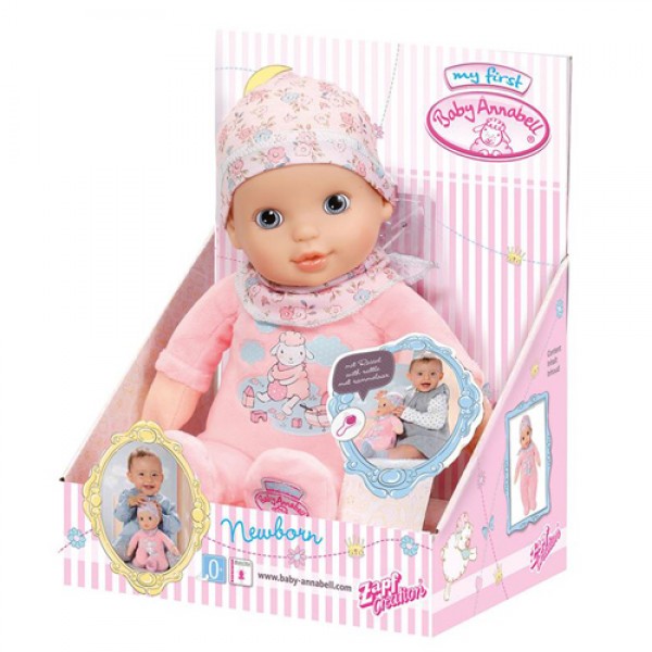 210945 Лялька NEWBORN BABY ANNABELL - КРИХІТКА (30 см, з брязкальцем в середині)