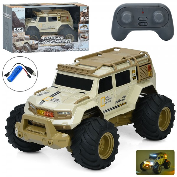 227390 Джип SL-8018A радіокер., акум, 1:14, гумові колеса, 4х4, USB, муз., світло, кор., 40-22-23 см.