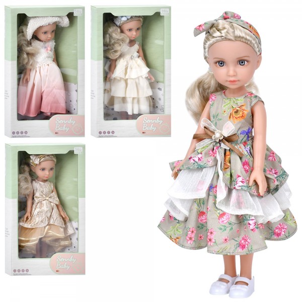 209593 Лялька ER333F-G-H-I 4 види, кор., 20,5-35,5-8,5 см.