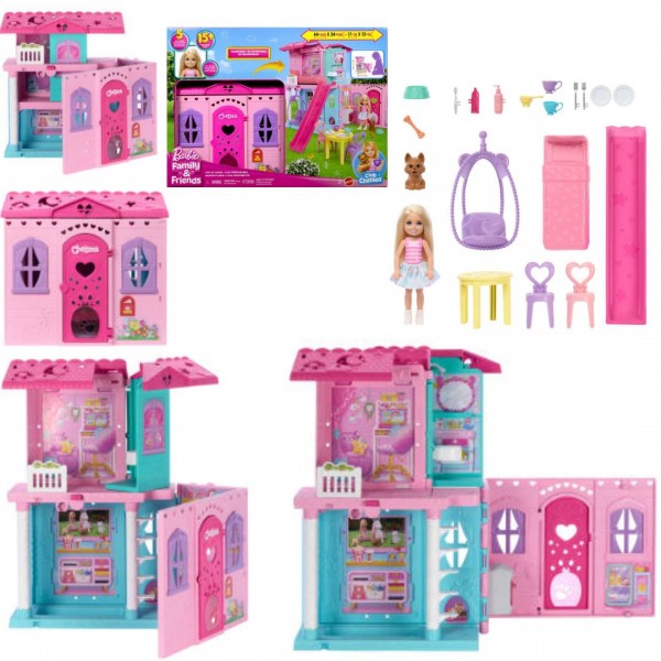 248590 Портативний будиночок з лялькою Челсі Barbie