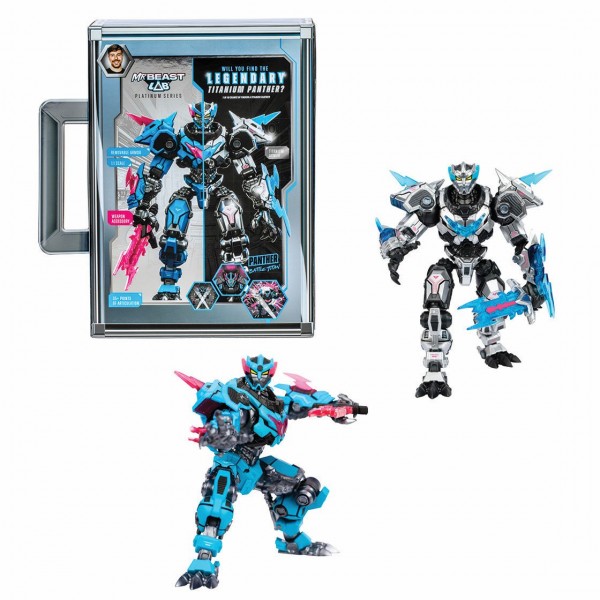 246859 Колекційна фігурка Пантера платинова ТМ "MrBeast Lab"