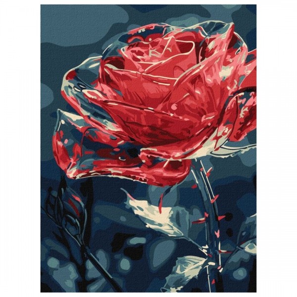 246008 Набір для розпису по номерах "Кришталева квітка" 30х40см