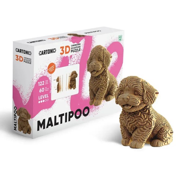 248739 Картонний конструктор "Cartonic 3D Puzzle MALTIPOO"