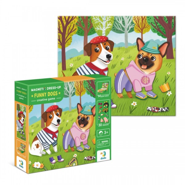 241778 Магнітна гра Одягалка Кумедні пси