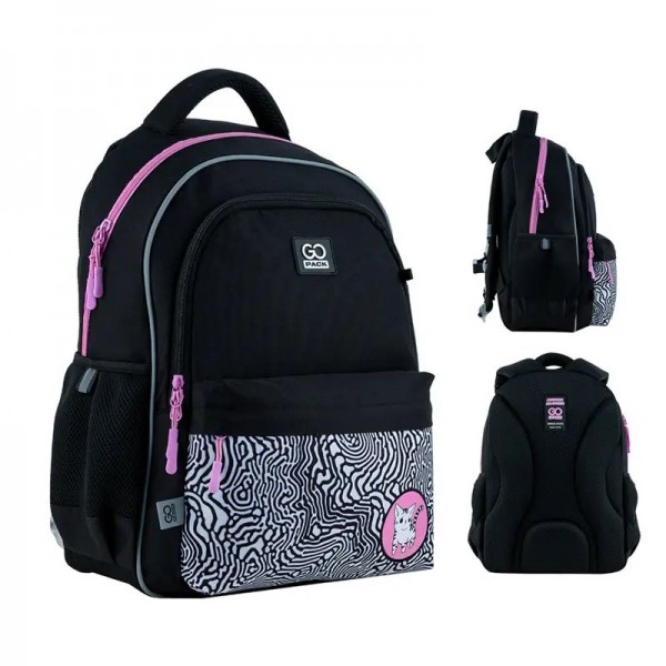 173929 Рюкзак GoPack Education 182 Striped Cat