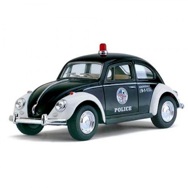 27105 Машинка KINSMART KT 5057 РW VW BEETLE POLICE, інерц., кор.