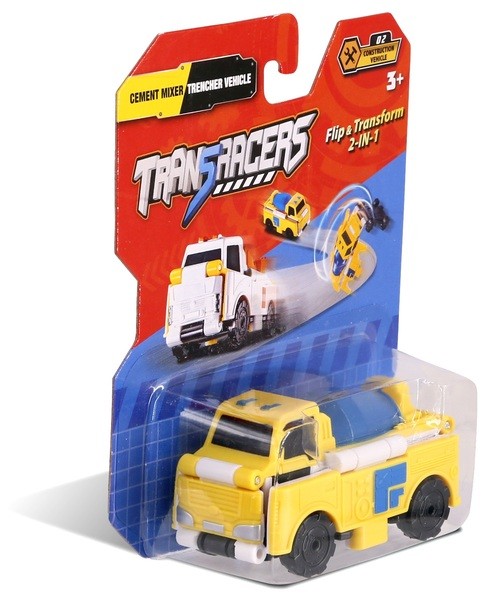 211646 Іграшка TransRacers машинка 2-в-1 Бетономішалка & Траншеєкопач