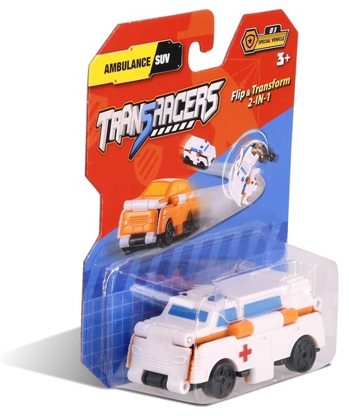 211600 Іграшка TransRacers машинка 2-в-1 Швидка допомога & Позашляховик