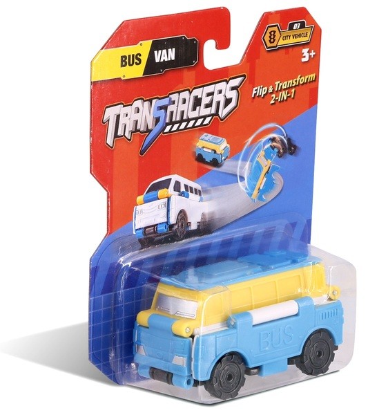 209811 Іграшка TransRacers машинка 2-в-1 Автобус & Мікроавтобус