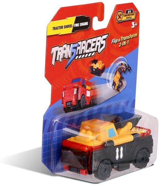 212399 Іграшка TransRacers машинка 2-в-1 Екскаватор & Пожежна машина