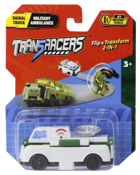 211601 Іграшка TransRacers машинка 2-в-1 Машина зв'язку & Швидка допомога