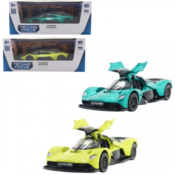 246678 Автомодель - ASTON MARTIN VALKYRIE 2024 (зелений, жовтий)