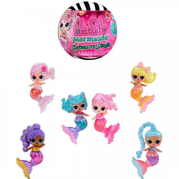 245972 Ігровий набір з лялькою L.O.L. SURPRISE! серії "Mermaids! Makeover Magic" – МИЛІ РУСАЛОНЬКИ (в ас.)