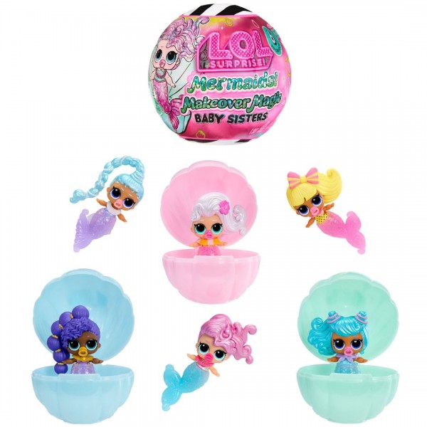 245973 Ігровий набір з лялькою L.O.L. SURPRISE! серії "Mermaids! Makeover Magic" – МИЛІ РУСАЛОНЬКИ-СЕСТРИЧКИ