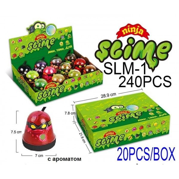 112669 SLIME СЛАЙМ НИНДЗЯ YQ814 (20 шт./блок.ящик 240шт.)