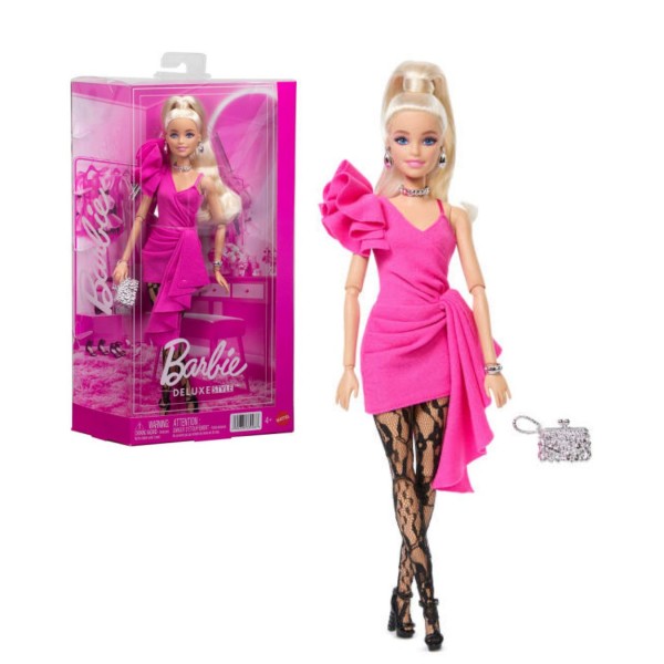 259335 Лялька Barbie “Deluxe Style” колекції “Pink & Black” – асиметрична мінісукня