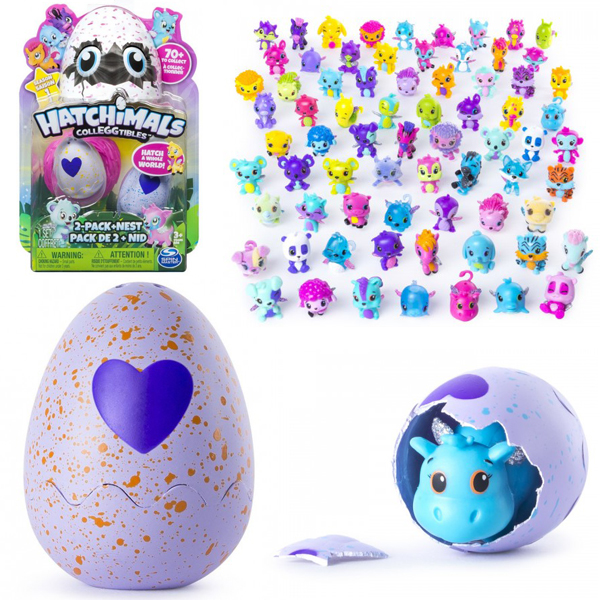 195906 Hatchimals: набір з гнізда та двох колекційних фігурок в яйцях (в асортименті)