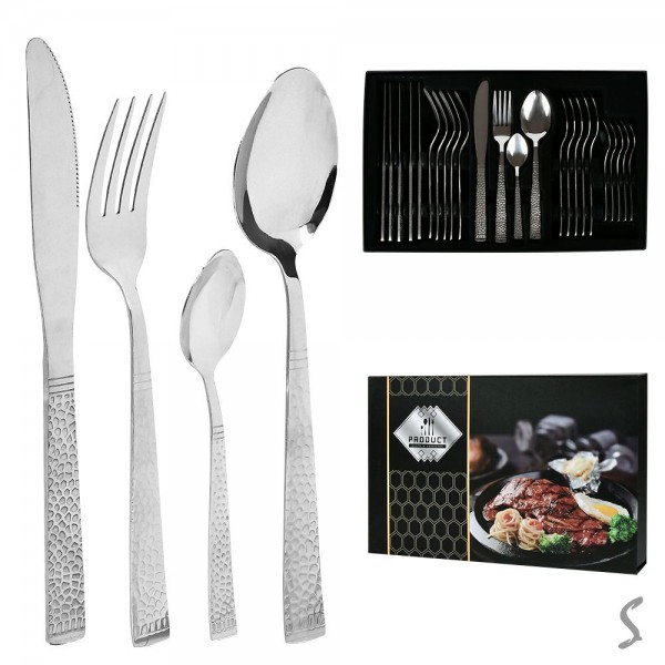 215818 Набір столових приборів SS "Calypso" 24пр/наб R93130