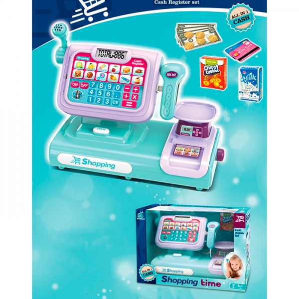 248545 Касовий апарат CF8527 калькулятор,муз.(англ),мікрофон, ваги,сканер(муз,світло),,бат.,кор.,36-25-18см