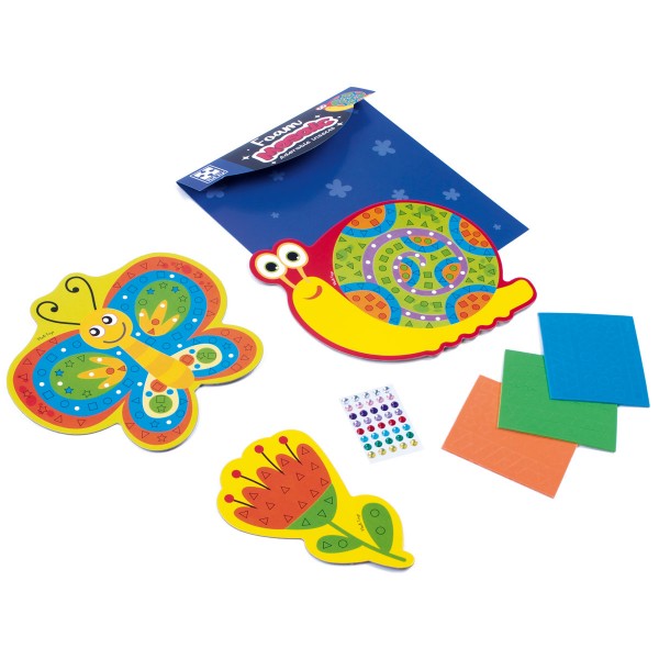 222926 Набір для творчості Vladi Toys зі м'якою мозаїкою та стразами «Чарівні комашки» VT4511-23