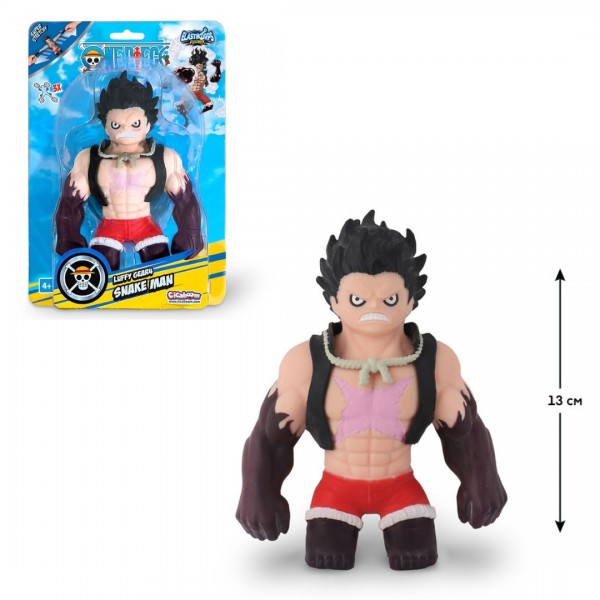 221814 Стретч-іграшка ELASTIKORPS серії "One piece" – ЛУФФІ 4 ГІР. ЛЮДИНА-ЗМІЯ