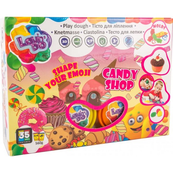 129634 Набір тіста для ліплення TM Lovin'Do Candy Shop (540г)