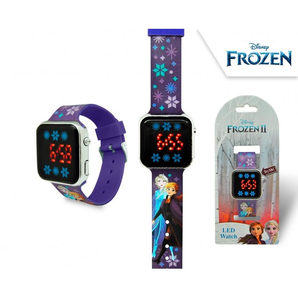 186303 KIDS LICENSING Годинник дитячий LED FROZEN 2