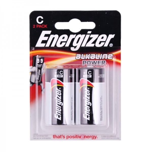 144175 Батарейка ENERGIZER C Alk Power уп. 2шт.