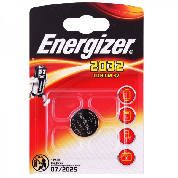 182632 Батарейка ENERGIZER CR2032 Lithium уп. 5шт. відривний