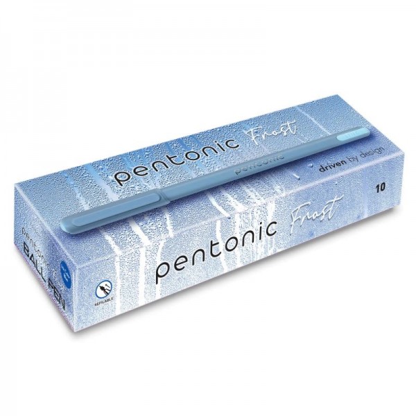 163664 Ручка кульк/масл Pentonic Frost синя 0,7 мм LINC