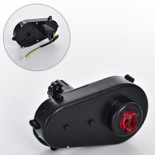 138234 Рульовий редуктор M 4789-ST-GEAR для джипа M 4789,12V, RPM6000, отвір під вісь10мм., довж. 17см.