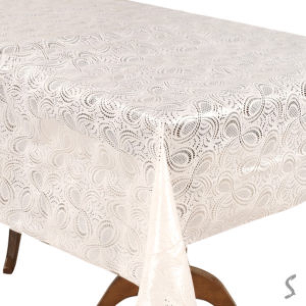 254366 Клейонка ПВХ Lace біла 1.37*20м
