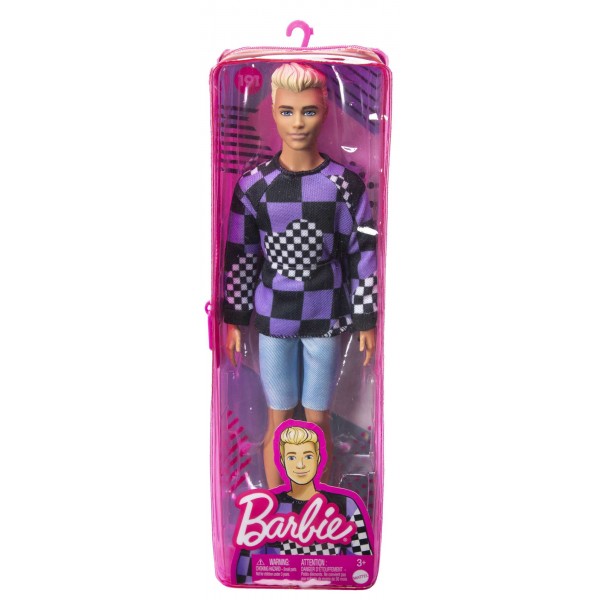 145492 Лялька Кен "Модник" у светрі в клітинку Barbie